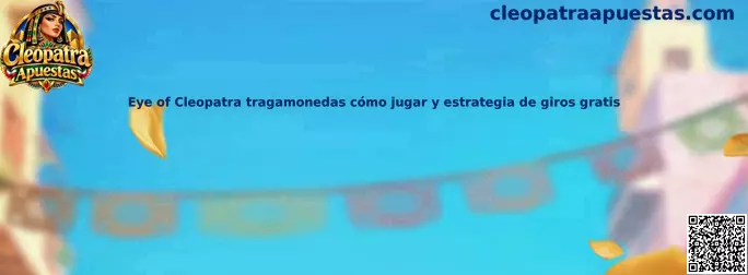 Imagen ilustrativa de Eye of Cleopatra, tragamonedas de temática egipcia con símbolos especiales y giros gratis