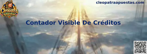 Contador Visible De Créditos en Cleopatra Apuestas