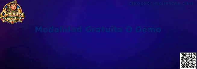 Modalidad Gratuita O Demo para explorar un juego en línea sin realizar depósitos