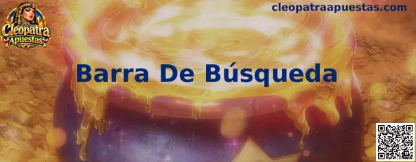Ejemplo visual de una Barra De Búsqueda para localizar aplicaciones y títulos de juegos