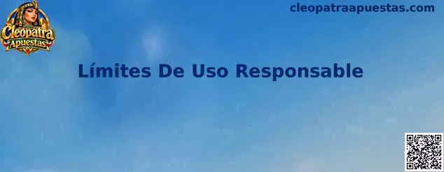 Guía visual sobre límites de uso responsable y control consciente del tiempo de juego