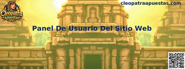 Panel De Usuario Del Sitio Web de Cleopatra Apuestas