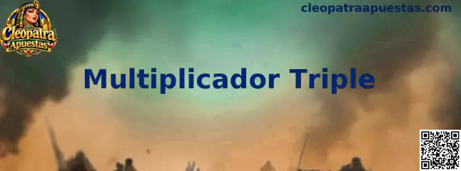 Guía visual del Multiplicador Triple en Cleopatra Apuestas