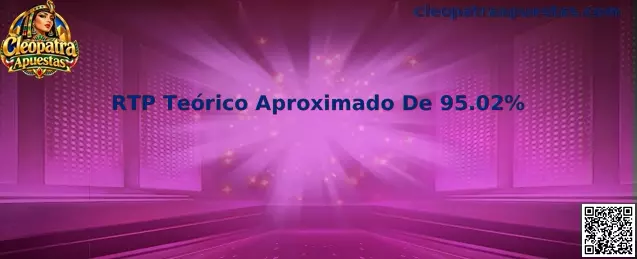 Información sobre el RTP teórico aproximado de 95.02% de Cleopatra