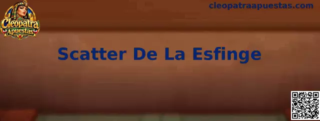 Scatter De La Esfinge representado como una esfinge egipcia de piedra en Cleopatra